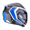 Scorpion Exo-Tech Evo Carbon Cosy Klapphelm schwarz blau rot