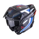Scorpion Exo-Tech Evo Carbon Cosy Klapphelm schwarz blau rot