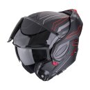 Scorpion Exo-Tech Evo Conquer Klapphelm mattschwarz rot