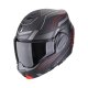 Scorpion Exo-Tech Evo Conquer Klapphelm mattschwarz rot