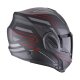 Scorpion Exo-Tech Evo Conquer Klapphelm mattschwarz rot