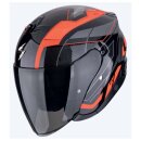 Scorpion Exo-Z1 Vue Jethelm schwarz rot