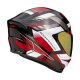 Scorpion Exo-391 Captor Integralhelm schwarz rot