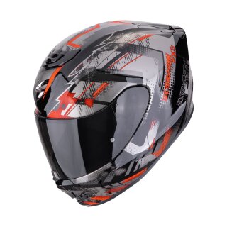 Scorpion Exo-391 Clutter Integralhelm schwarz rot