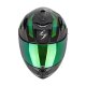 Scorpion Exo-1400 Evo II Carbon Air Platted Helm schwarz grün