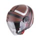 Scorpion Exo-City II Riva Jethelm braun silber