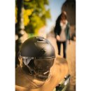 Scorpion Exo-City II Blur Jethelm schwarz weiß grun