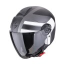 Scorpion Exo-City II Blur Jethelm matt silber schwarz...