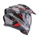 Scorpion ADF-9000 Air Feat Enduro-Helm schwarz silber rot