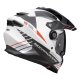 Scorpion ADF-9000 Air Feat Enduro-Helm mattweiß schwarz rot