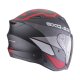 Scorpion Exo-230 Band Jethelm mattschwarz rot silber