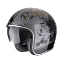 Scorpion Belfast Evo Drive Fast Jethelm silber schwarz gold