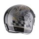 Scorpion Belfast Evo Drive Fast Jethelm silber schwarz gold