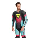 Dainese Laguna Seca 6 Perf Kombi 1Pc schwarz türkis pink