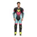Dainese Laguna Seca 6 Perf Kombi 1Pc schwarz türkis pink