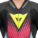 Dainese Laguna Seca 6 Perf Kombi 1Pc schwarz türkis pink