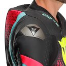 Dainese Laguna Seca 6 Perf Kombi 1Pc schwarz türkis pink