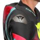 Dainese Laguna Seca 6 Perf Kombi 1Pc schwarz türkis pink