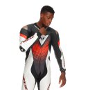 Dainese Laguna Seca 6 Perf Kombi 1Pc schwarz weiß neonrot