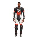 Dainese Laguna Seca 6 Perf Kombi 1Pc schwarz weiß neonrot