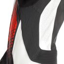 Dainese Laguna Seca 6 Perf Kombi 1Pc schwarz weiß neonrot