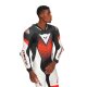 Dainese Laguna Seca 6 Perf Kombi 1Pc schwarz weiß neonrot
