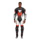 Dainese Laguna Seca 6 Perf Kombi 1Pc schwarz weiß neonrot