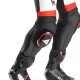 Dainese Laguna Seca 6 Perf Kombi 1Pc schwarz weiß neonrot