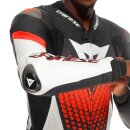 Dainese Laguna Seca 6 Perf Kombi 1Pc schwarz weiß neonrot