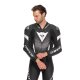 Dainese Laguna Seca 6 Perf Kombi 1Pc schwarz weiß grau