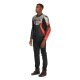 Dainese Racing 5 Motorrad-Jacke silber schwarz neonrot