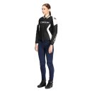Dainese Racing 5 Damen Motorrad-Jacke schwarz weiß