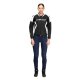 Dainese Racing 5 Damen Motorrad-Jacke schwarz weiß