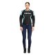Dainese Racing 5 Damen Motorrad-Jacke schwarz türkis
