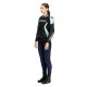 Dainese Racing 5 Damen Motorrad-Jacke schwarz türkis