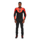 Dainese Iperattiva Motorrad-Jacke neonrot schwarz