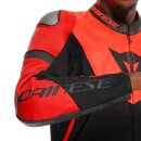 Dainese Iperattiva Motorrad-Jacke neonrot schwarz