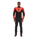 Dainese Iperattiva Motorrad-Jacke neonrot schwarz