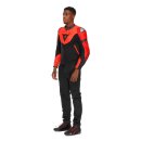Dainese Iperattiva Motorrad-Jacke neonrot schwarz
