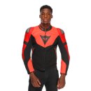 Dainese Iperattiva Motorrad-Jacke neonrot schwarz