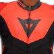 Dainese Iperattiva Motorrad-Jacke neonrot schwarz