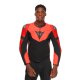 Dainese Iperattiva Motorrad-Jacke neonrot schwarz