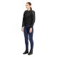 Dainese Iperattiva Damen Motorrad-Jacke schwarz schwarz