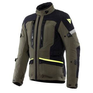 Dainese Mangen Pro Motorrad-Jacke Textil olive schwarz