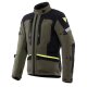 Dainese Mangen Pro Motorrad-Jacke Textil olive schwarz