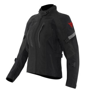 Dainese Mangen Pro Damen Motorrad-Jacke schwarz schwarz