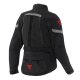 Dainese Mangen Pro Damen Motorrad-Jacke schwarz schwarz