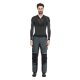 Dainese Mangen Pro Motorrad-Hose Textil grau schwarz