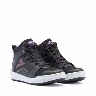 Dainese Suburb D-WP Damen Kurz-Stiefel schwarz weiß violett