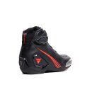 Dainese Superya Motorrad Kurz-Stiefel schwarz neonrot
